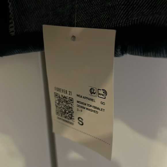 Denim Bralette - Picture 3 of 4